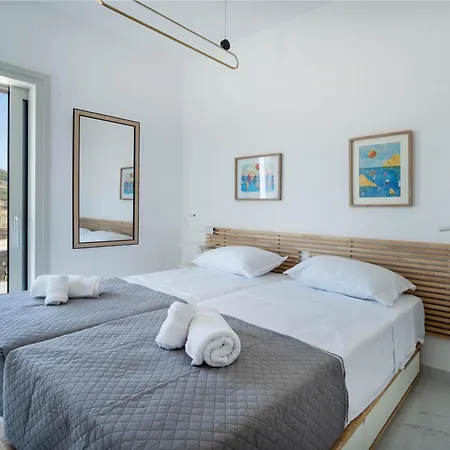 Villa Paros Molos Modern Brand New 3-room 50m From *